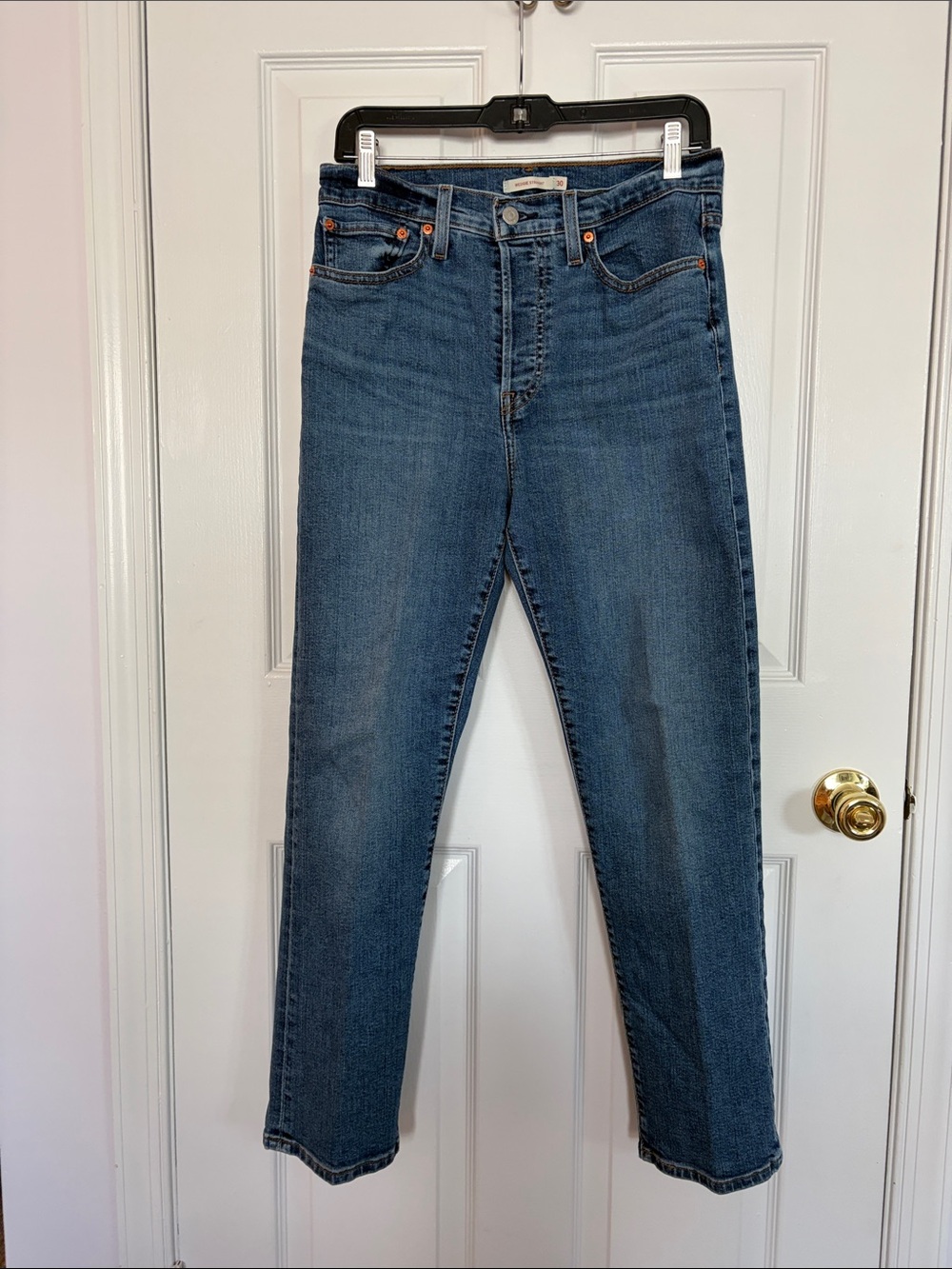 Levi's Blue Denim Jeans — Pair of Medium Blue Wash